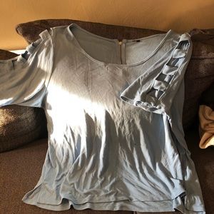 Light blue blouse